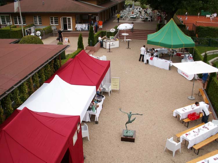 Baldachine im Einsatz