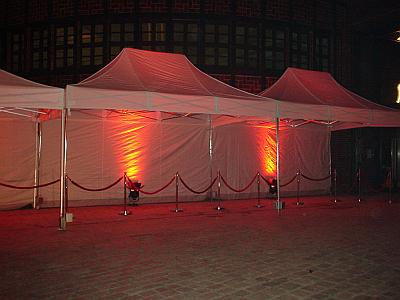 Gangway E-Werk Faltzelte