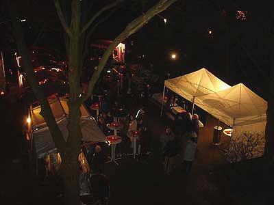 Immobilien Pr&auml;sentation Baldachin