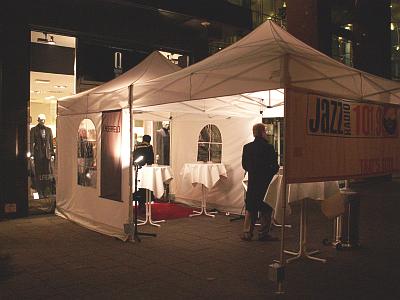 Lagerfeld Shop Webeveranstaltung Baldachin